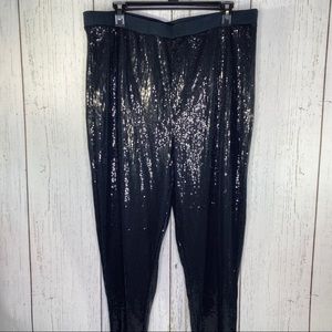 Sequined 24/7 women’s dress pants leggings size 1x